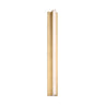 Visual Comfort Linea collection antique brass LED sconce with unique channel-set design.