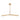 Brass finish detail on Kelly Wearstler Linea 42" chandelier, emphasizing its contemporary design.