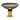 Fully dimmable brass table lamp with smoked glass dome by Visual Comfort – 16 inch modern LED lighting