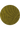 Volute Round wool rug in Green, full view