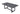 Renava Wake Dark Charcoal Outdoor Dining Table
