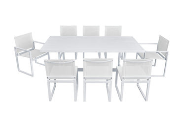 Renava Wake White Outdoor Dining Table
