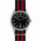 Sowar Prima Black-Dial Automatic Watch on NATO Strap — West End Watch Co., view 1