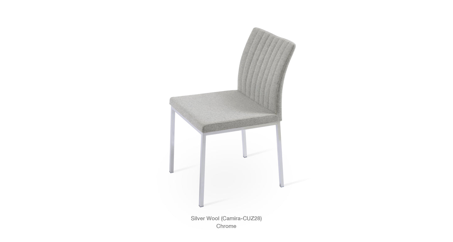 Zeyno Dining Chair with Metal Base