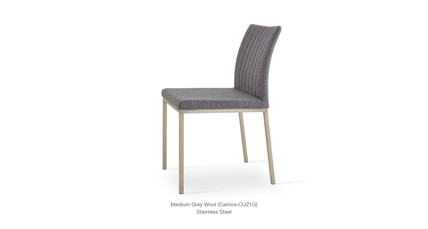 Zeyno Dining Chair with Metal Base