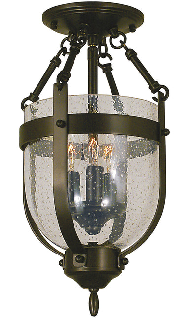 Framburg Hannover 3 - Light Mahogany Bronze Flush Mount 1010 MB