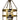 Framburg Hannover 5 - Light Antique Brass Dining Chandelier 1016 AB