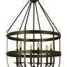 Framburg Hannover 6 - Light Mahogany Bronze Foyer Chandelier 1018 MB