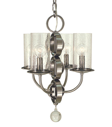 Framburg Compass 4 - Light Brushed Nickel Mini Chandelier 1043 BN