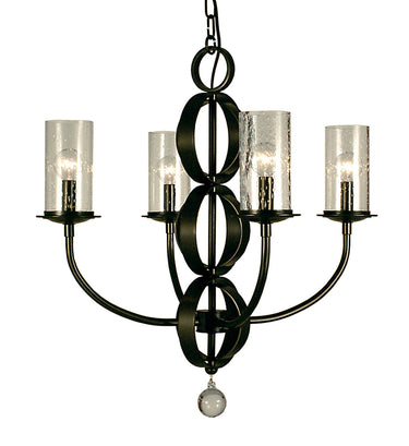 Framburg Compass 4 - Light Mahogany Bronze Dining Chandelier 1044 MB