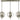 Framburg Constellation 12 - Light Brushed Nickel Island Chandelier 1051 BN