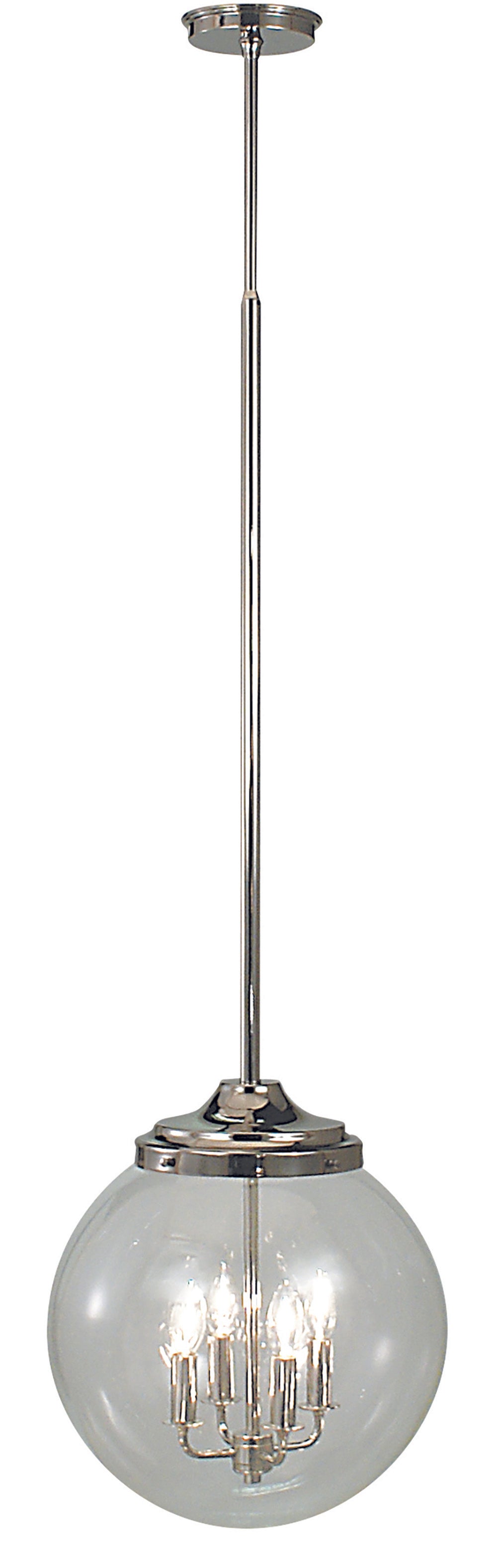 Framburg 4-Light Polished Silver Moderne Pendant