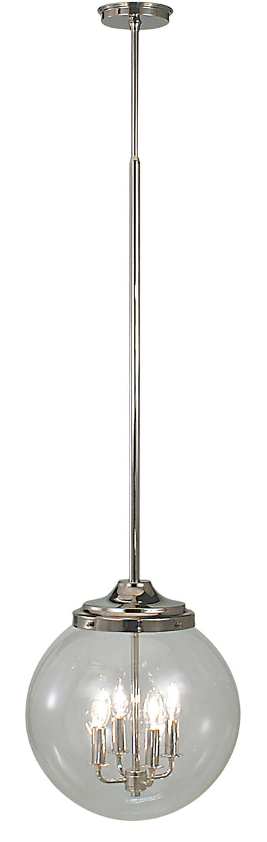 Framburg Moderne 4 - Light Polished Silver Pendant Light 1056 PS