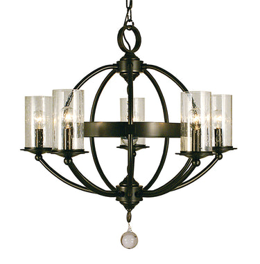 Framburg Compass 5 - Light Mahogany Bronze Dining Chandelier 1075 MB