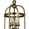Framburg Compass 4 - Light Antique Brass Mini Chandelier 1103 AB
