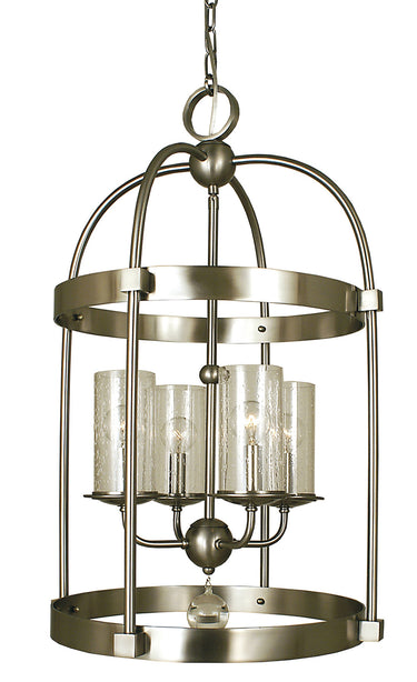 Framburg Compass 4 - Light Brushed Nickel Dining Chandelier 1104 BN