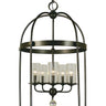 Framburg Compass 5 - Light Mahogany Bronze Dining Chandelier 1105 MB