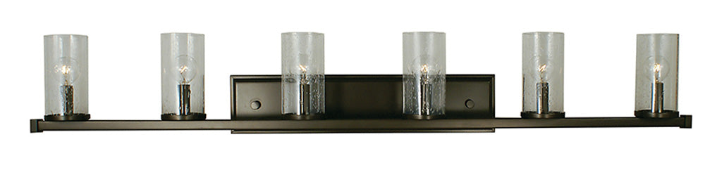 Framburg 6-Light Mahogany Bronze Compass Sconce