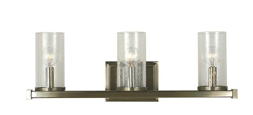 Framburg 3-Light Brushed Nickel Compass Sconce