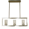 Framburg Theorem 3 - Light Brushed Nickel Island Chandelier 1153 BN
