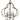 Framburg Quatrefoil 5 - Light Antique Brass Dining Chandelier 1162 AB