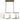 Framburg Theorem 3 - Light Brushed Nickel Island Chandelier 1193 BN
