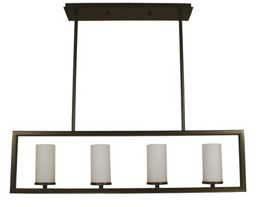 Framburg Theorem 4 - Light Mahogany Bronze Island Chandelier 1194 MB