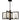 Framburg Theorem 4 - Light Mahogany Bronze Dining Chandelier 1195 MB