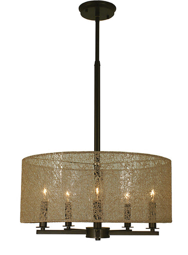 Framburg Chloe 5 - Light Mahogany Bronze Dining Chandelier 1217 MB