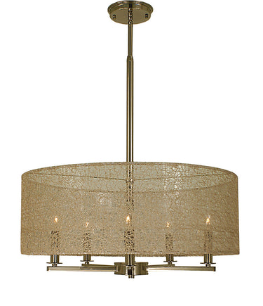 Framburg Chloe 5 - Light Polished Nickel Dining Chandelier 1219 PN