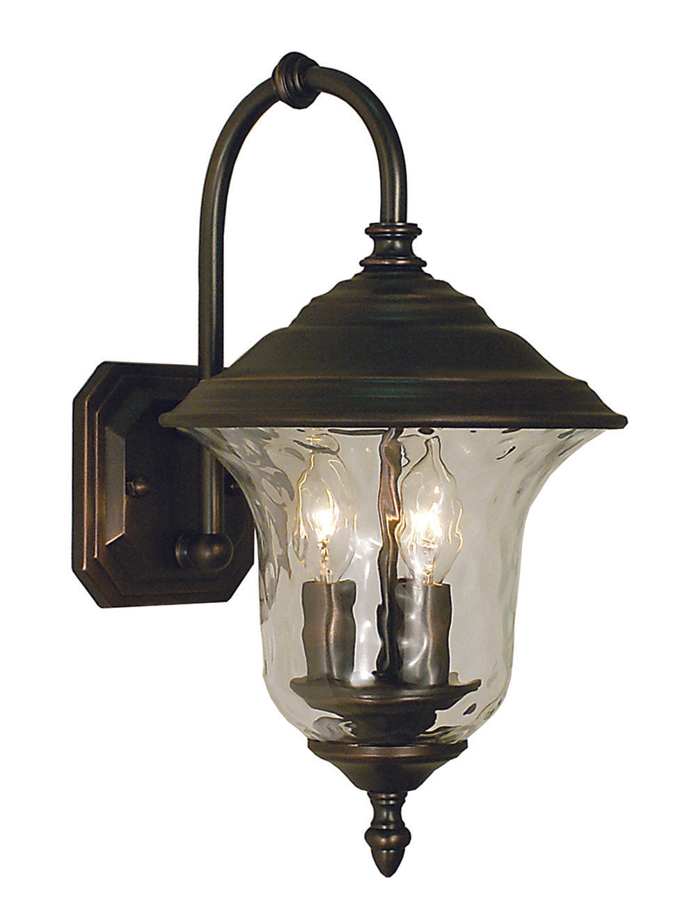 Framburg 3-Light Siena Bronze Hartford Exterior Wall Mount