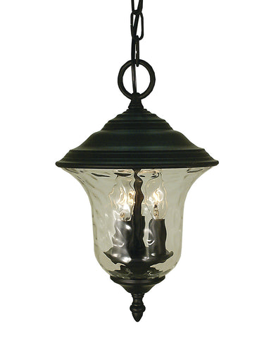 Framburg Hartford 3 - Light Charcoal Exterior Ceiling Mount 1221 CH