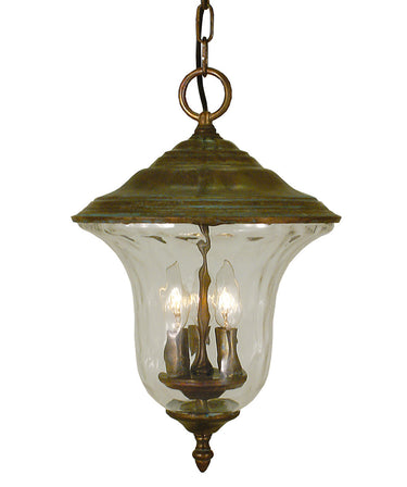 Framburg Hartford 3 - Light Raw Copper Exterior Ceiling Mount 1228 RC