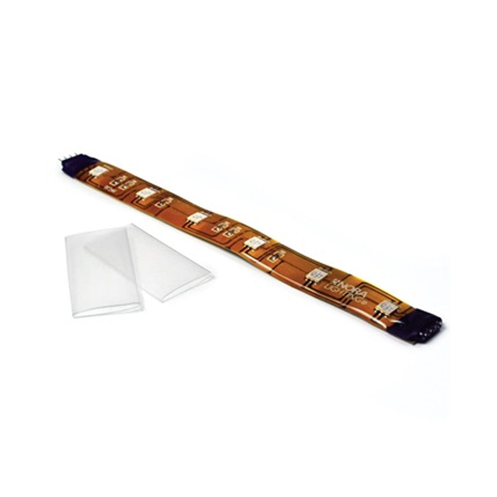 Nora Lighting 12V 6" RGB LED Silicone Encapsulated Tape Light Section