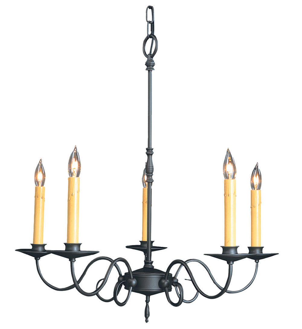 Framburg 5-Light Charcoal Black Forest Dining Chandelier