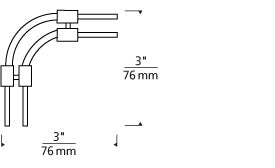 Tech Lighting MonoRail Flexible Vertical Connectors