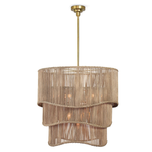 Nimes Chandelier in Natural by Coastal Living
