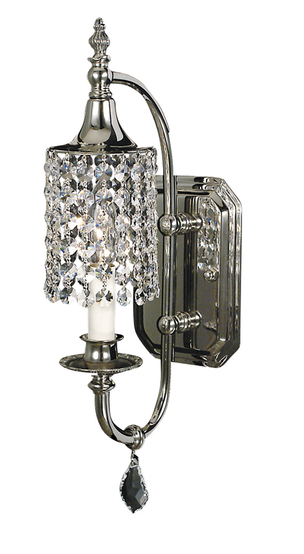 Framburg Polished Silver Princessa Sconce