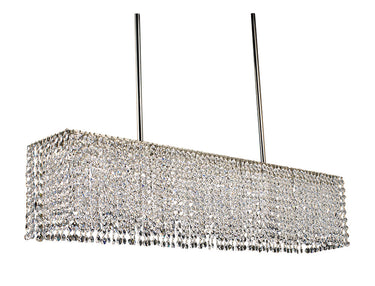 Framburg Princessa 4 - Light Polished Silver Island Chandelier 2048 PS