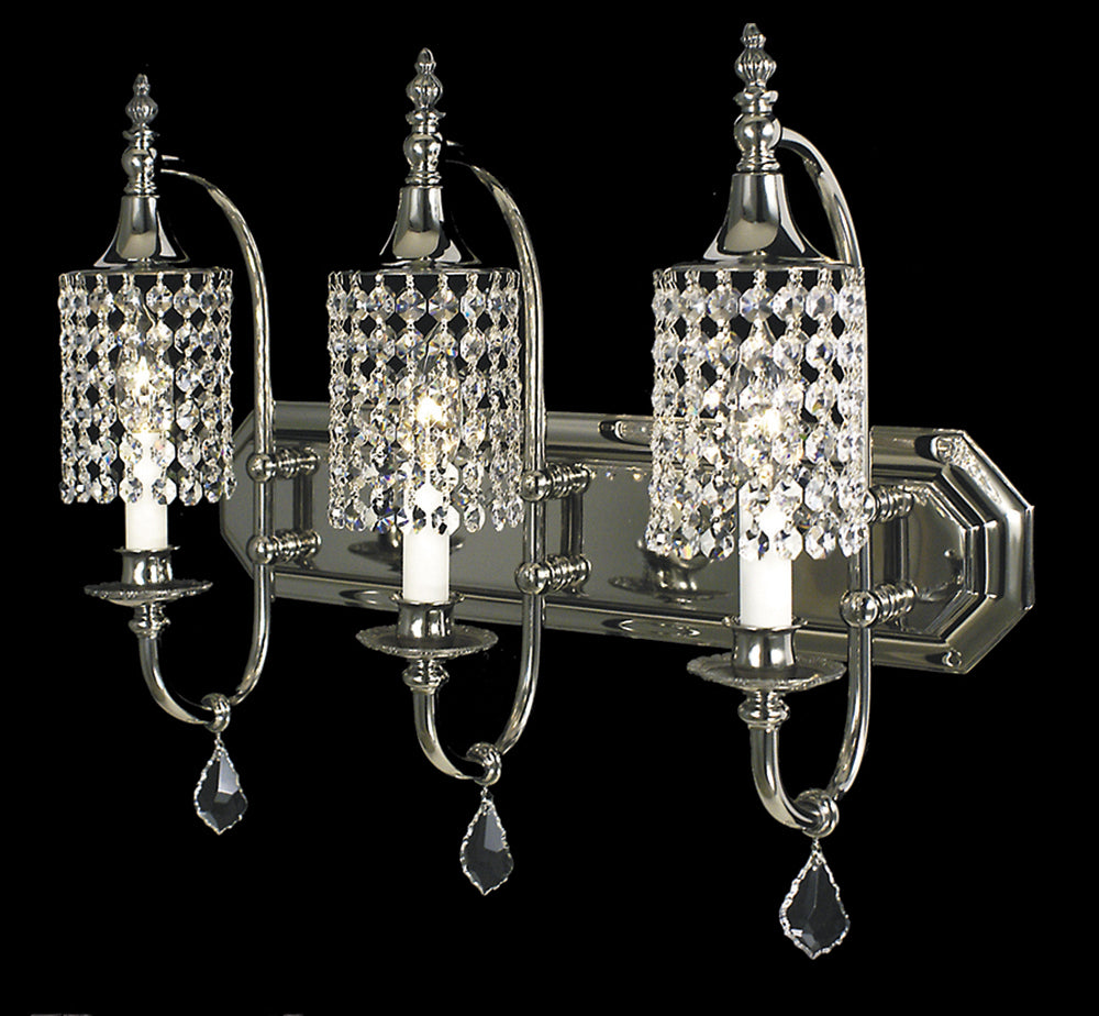 Framburg 3-Light Polished Silver Princessa Dining Chandelier