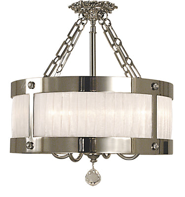 Framburg Astor 5 - Light Polished Silver Flush Mount 2164 PS