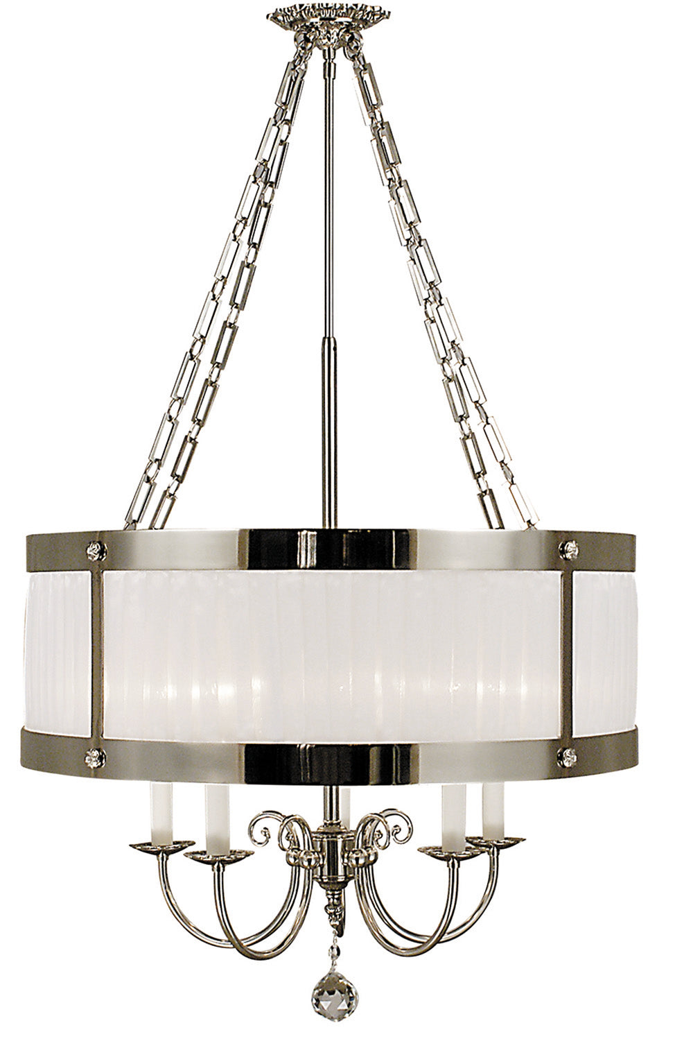 Framburg 5-Light Polished Silver Astor Dining Chandelier