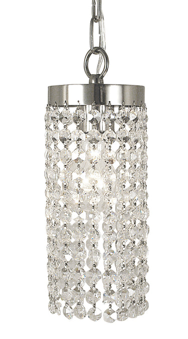 Framburg Princessa 1 - Light Polished Silver Pendant Light 2271 PS