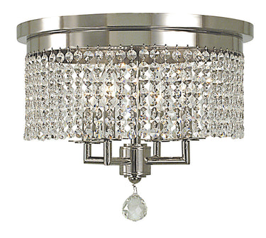 Framburg Princessa 4 - Light Polished Silver Flush Mount 2273 PS