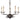 Framburg Jamestown 5 - Light Siena Bronze Dining Chandelier 2375 SBR