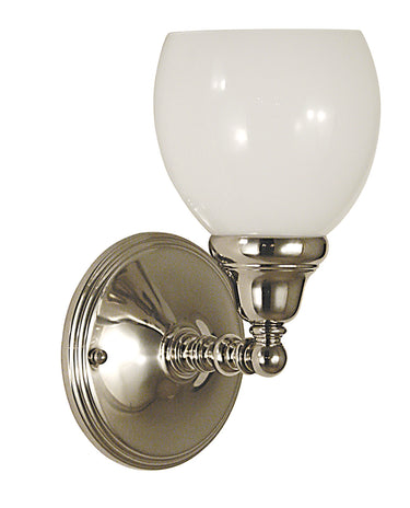 Framburg Sheraton 1 - Light Polished Silver Wall Sconce 2427 PS