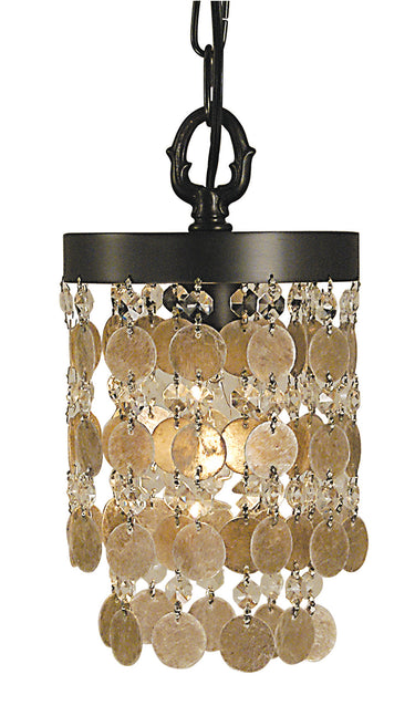 Framburg Naomi 1 - Light Mahogany Bronze Pendant Light 2480 MB