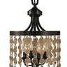 Framburg Naomi 4 - Light Mahogany Bronze Mini Chandelier 2484 MB