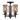 Framburg Sheraton 3 - Light Siena Bronze Flush Mount 2506 SBR