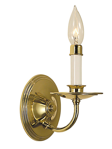 Framburg Jamestown 1 - Light Polished Brass Wall Sconce 2521 PB